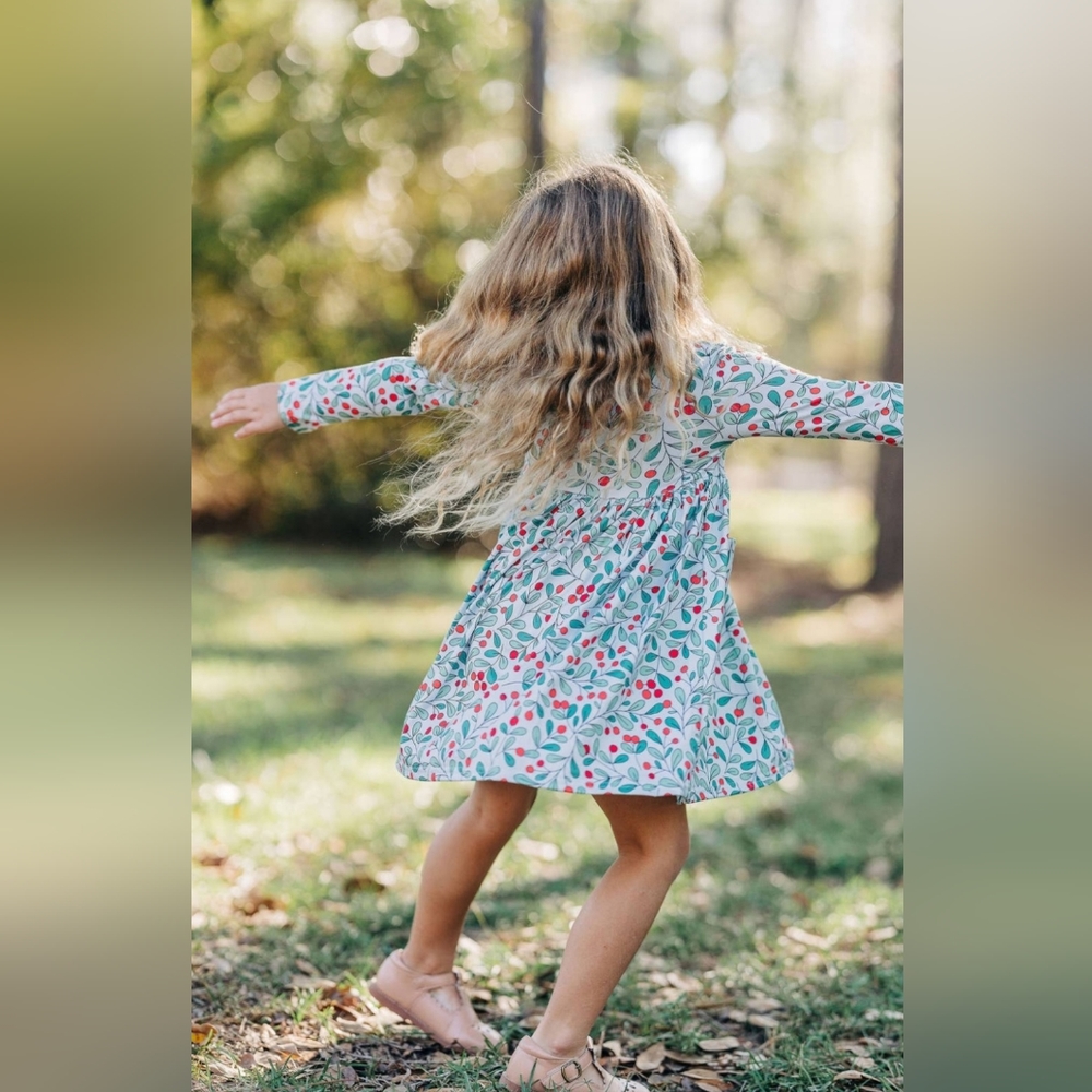 Boutique Christmas Twirl Dress